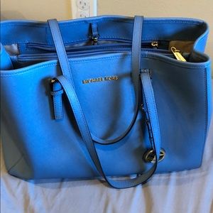 Michael Kors blue purse